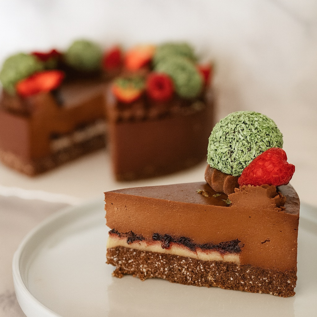 Midnight Christmas Cake