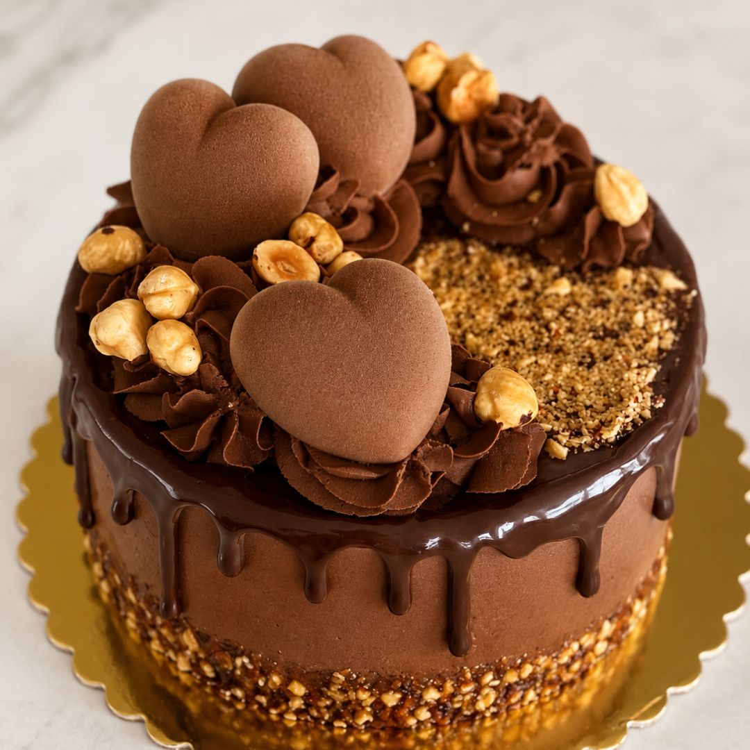 Hazelnut Chocolate Cake